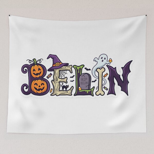 Item preview, Belin Spooky Halloween Typo Graphic designed and sold by ManuMax93.