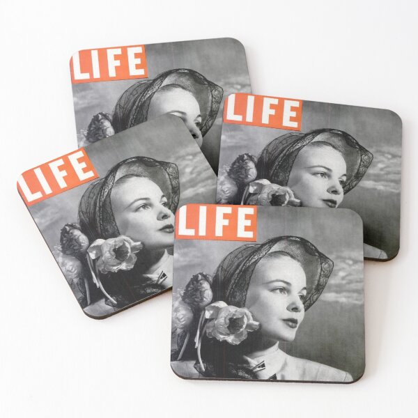 Item preview, Life Magazine Cover Vintage Girls Ladies Women Wall Art Poster Print Tee Cushion Mug Shirt designed and sold by Cool Robot Bro..