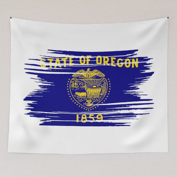 Item preview, Oregon Distressed Flag Veteran Gift Military Pride OR designed and sold by shitpostee.