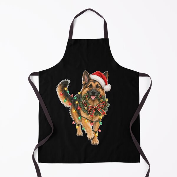 Item preview, German Shepherd Christmas Wreath Decoration Xmas  designed and sold by Chaya Reid.