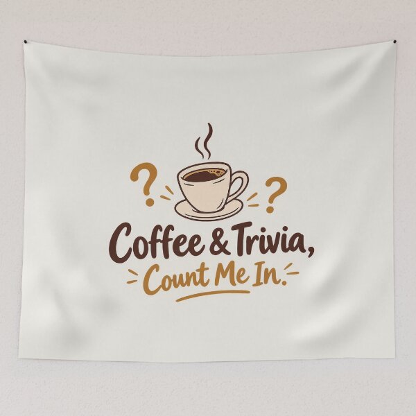 Artikelvorschau, Kaffee & Quiz – Ich bin dabei! – Lustiges Quiz für Kaffeeliebhaber entworfen und verkauft von Verycutethings.