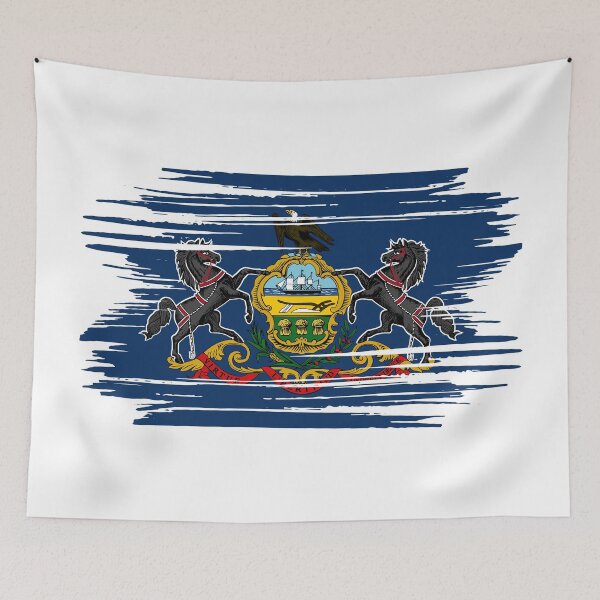 Item preview, Pennsylvania Distressed Flag Veteran Gift Military Pride PA designed and sold by shitpostee.