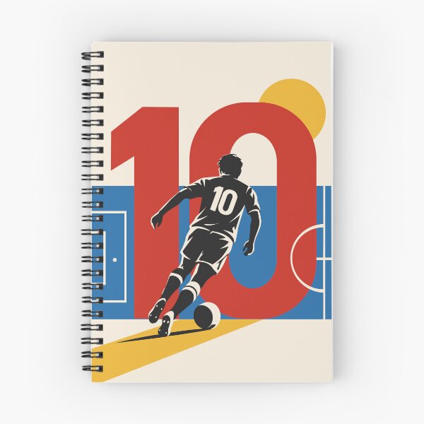 Item preview, Number 10 Football Art Print, Soccer Player Print, Bauhaus Football Art, Number 10 Soccer Decor, Football Gift, Sports Room Print designed and sold by Studio pod Burom.