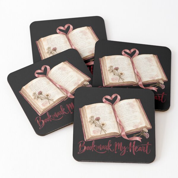 Item preview, Bookmark My Heart Romantic Watercolor Books designed and sold by Ela-graphicwiz.