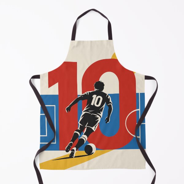 Item preview, Number 10 Football Art Print, Soccer Player Print, Bauhaus Football Art, Number 10 Soccer Decor, Football Gift, Sports Room Print designed and sold by Studio pod Burom.