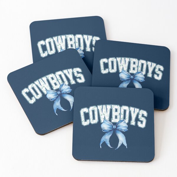 Item preview, Cowboys Blue Coquette Bow designed and sold by RockTheFeal.