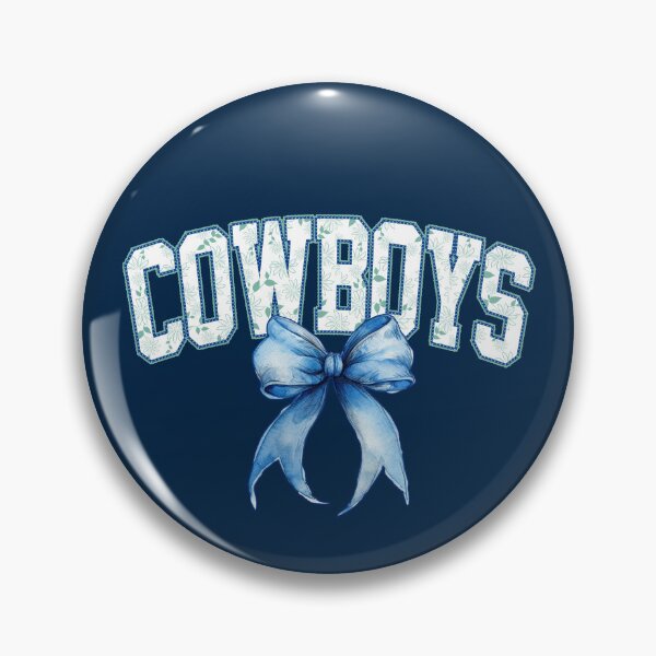 Item preview, Cowboys Blue Coquette Bow designed and sold by RockTheFeal.