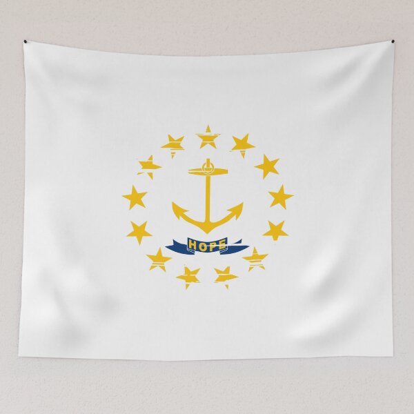 Item preview, Rhode Island Distressed Flag Veteran Gift Military Pride RI designed and sold by shitpostee.