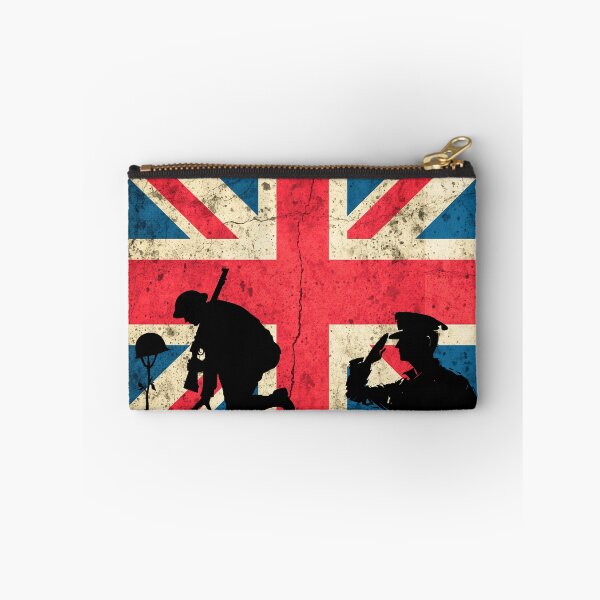 Item preview, Union Jack Flag with Remembrance Theme  designed and sold by AndysTeeShop.