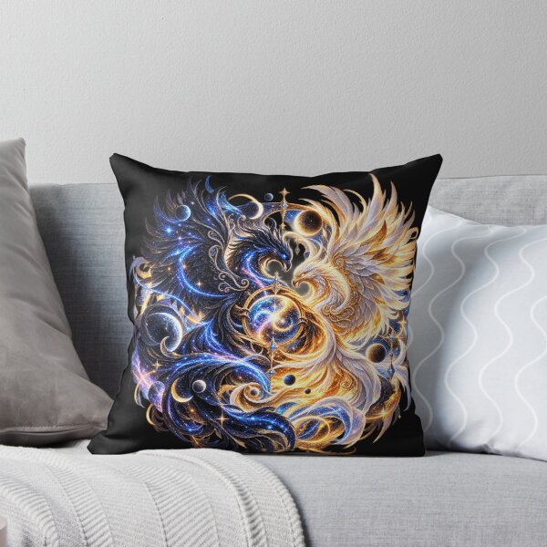 Item preview, Cosmic Balance Phoenix – Light and Shadow designed and sold by TroviTutto.