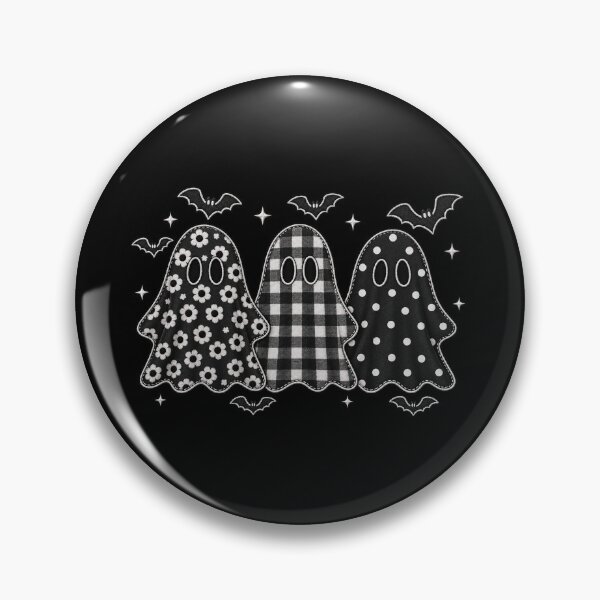 Item preview, Retro Halloween Ghost Trio  designed and sold by NaniLoom.