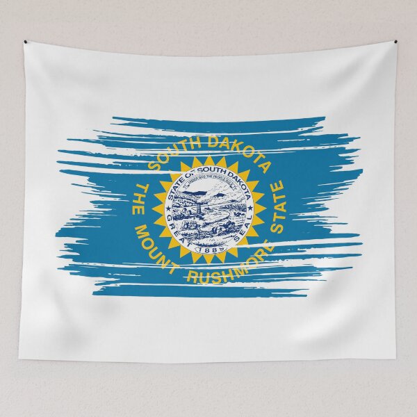 Item preview, South Dakota Distressed Flag Veteran Gift Military Pride SD designed and sold by shitpostee.