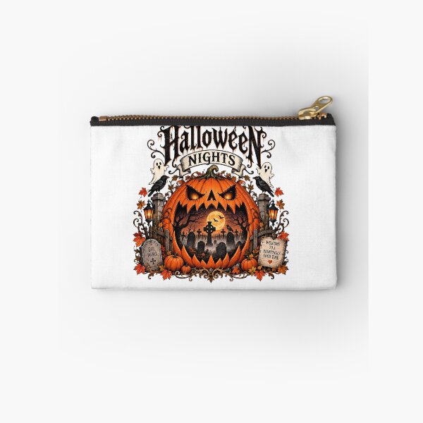 Item preview, Halloween Nights Pumpkin Graveyard – Haunted Jack O Lantern Gothic Halloween designed and sold by RaspberryParty.