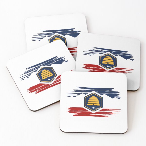 Item preview, Utah Distressed Flag Veteran Gift Military Pride UT designed and sold by shitpostee.