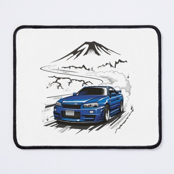 Item preview, Nissan Skyline R Classic Japanese Sports Car Illustration designed and sold by ABDELAZIZ SEFFAL.