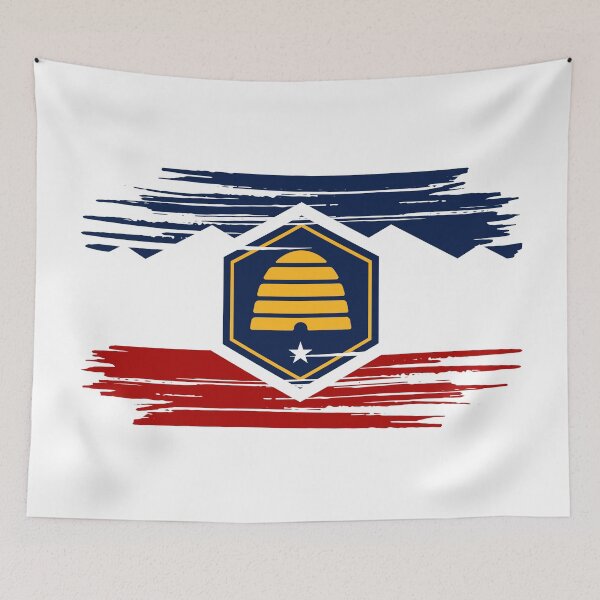 Item preview, Utah Distressed Flag Veteran Gift Military Pride UT designed and sold by shitpostee.