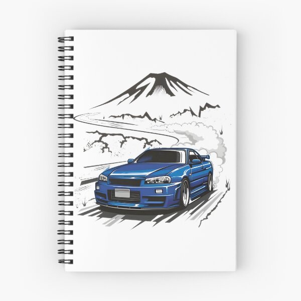 Item preview, Nissan Skyline R Classic Japanese Sports Car Illustration designed and sold by ABDELAZIZ SEFFAL.