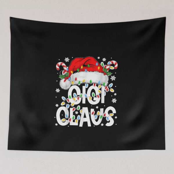 Item preview, Merry Christmas Red Santa Hat Lights Xmas designed and sold by Chaya Reid.