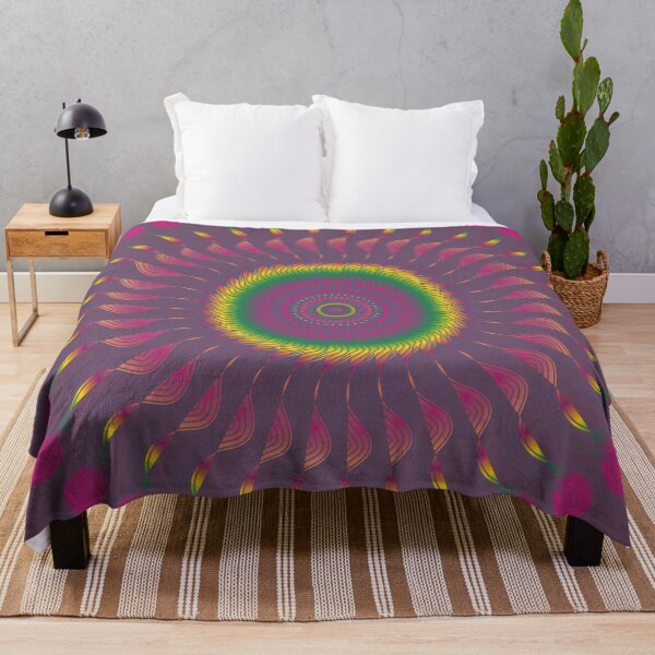 Item preview, Copy of Psychedelic Mandala Trippy Optical Illusion designed and sold by ZorianArt.