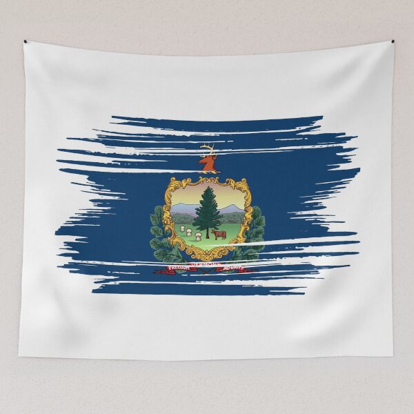 Item preview, Vermont Distressed Flag Veteran Gift Military Pride VT designed and sold by shitpostee.
