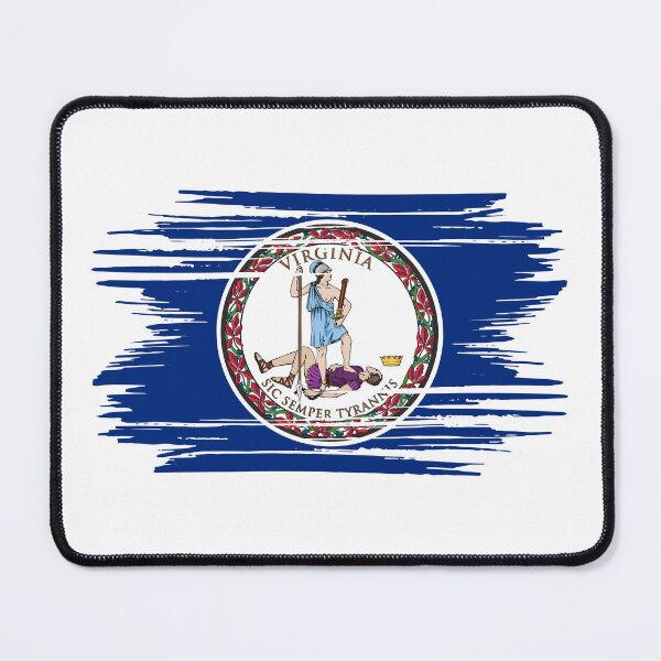 Item preview, Virginia Distressed Flag Veteran Gift Military Pride VA designed and sold by shitpostee.