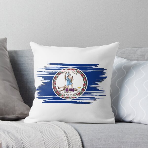 Item preview, Virginia Distressed Flag Veteran Gift Military Pride VA designed and sold by shitpostee.