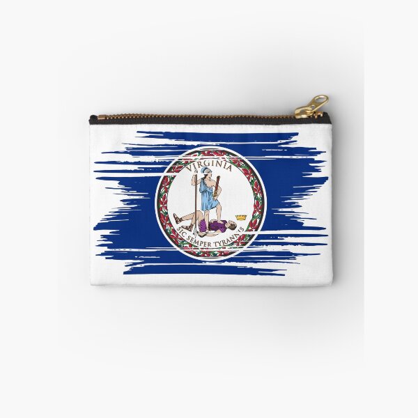Item preview, Virginia Distressed Flag Veteran Gift Military Pride VA designed and sold by shitpostee.