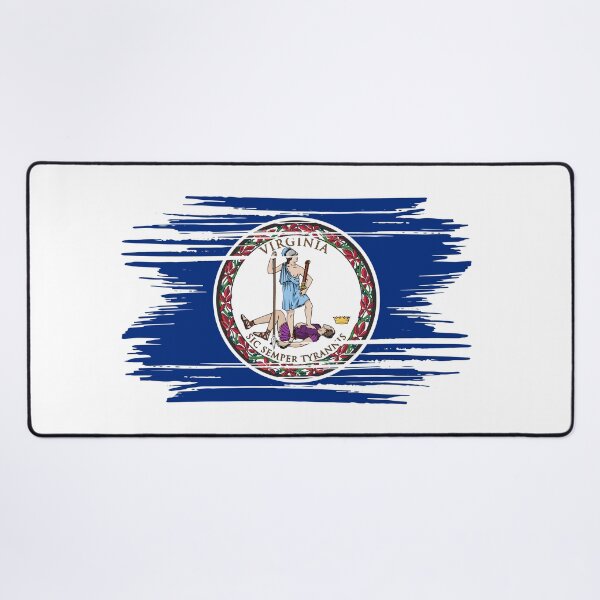 Item preview, Virginia Distressed Flag Veteran Gift Military Pride VA designed and sold by shitpostee.