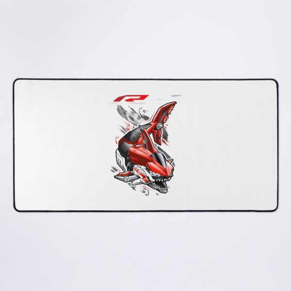 Item preview, Yamaha YZF R Rapid Red Sport Motorcycle Illustration designed and sold by SirErnest.
