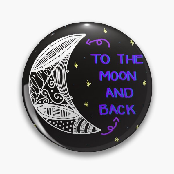 Item preview, To the moon and back-pattern design designed and sold by Maticebysil.