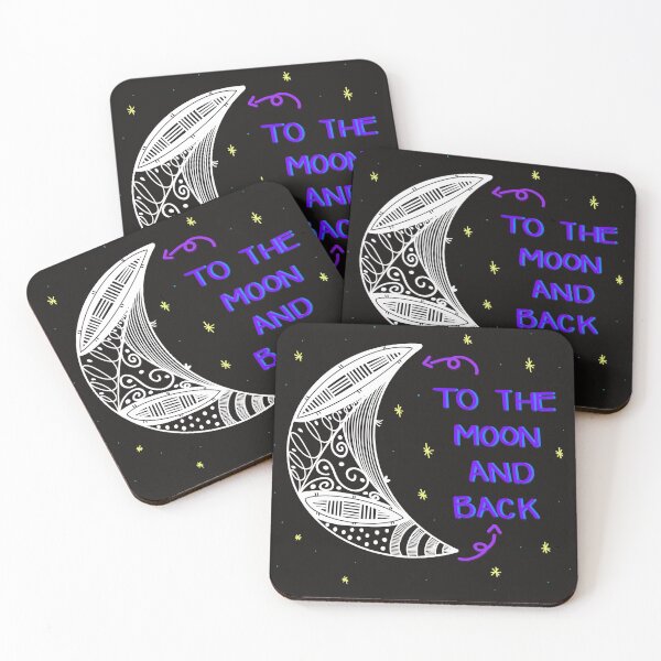 Item preview, To the moon and back-pattern design designed and sold by Maticebysil.