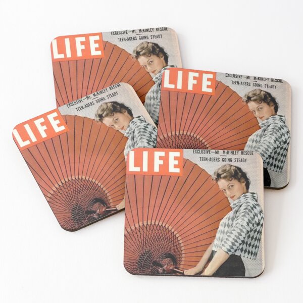 Item preview, Life Magazine Cover Vintage Girls Ladies Women Wall Art Poster Print Tee Cushion Mug Shirt designed and sold by Cool Robot Bro..