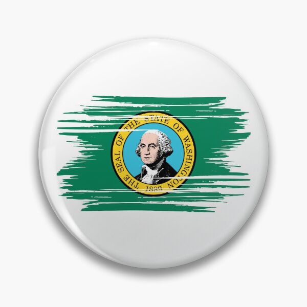 Item preview, Washington Distressed Flag Veteran Gift Military Pride WA designed and sold by shitpostee.