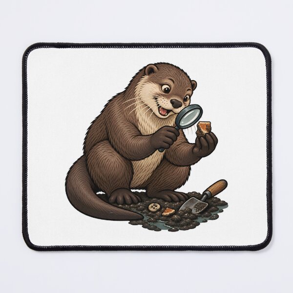 Item preview, Mudlarking Otter Finds River Treasure designed and sold by Philippa Shop.