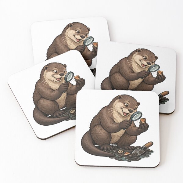 Item preview, Mudlarking Otter Finds River Treasure designed and sold by Philippa Shop.
