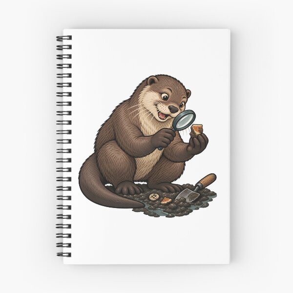 Item preview, Mudlarking Otter Finds River Treasure designed and sold by Philippa Shop.