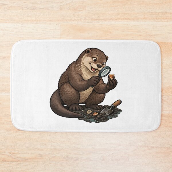 Item preview, Mudlarking Otter Finds River Treasure designed and sold by Philippa Shop.
