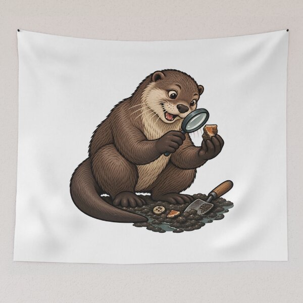 Item preview, Mudlarking Otter Finds River Treasure designed and sold by Philippa Shop.
