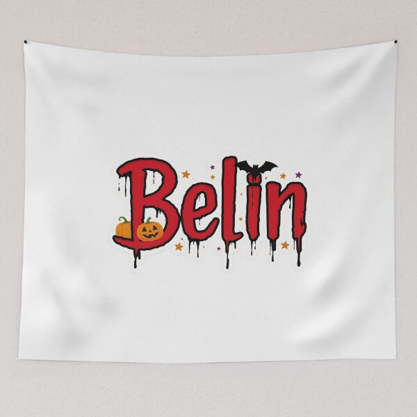 Item preview, Belin Dripping Halloween Font Pumpkin Graphic designed and sold by ManuMax93.