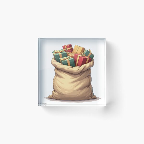 Item preview, Whimsical Christmas Post Office – Christmas Gift Mail Sack designed and sold by ArtemisEutopia.