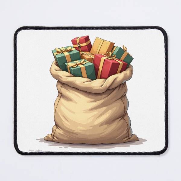 Item preview, Whimsical Christmas Post Office – Christmas Gift Mail Sack designed and sold by ArtemisEutopia.