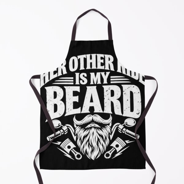 Item preview, Her Other Ride Is My Beard Biker Motorcycle Design designed and sold by VGAfanatic.