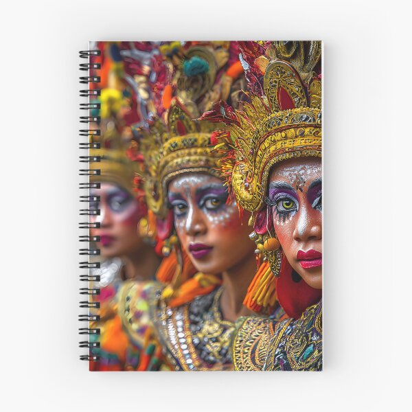 Item preview, Vibrant Traditional Performance in Colorful Attire designed and sold by Artessie.