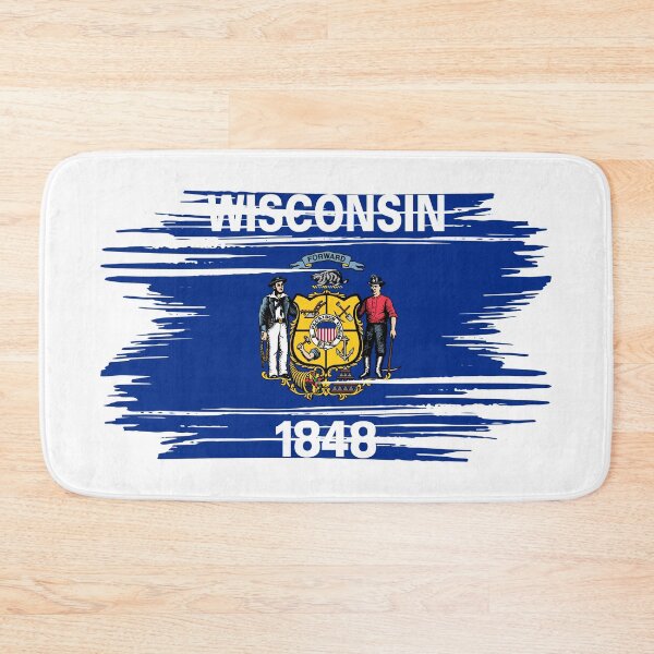 Item preview, Wisconsin Distressed Flag Veteran Gift Military Pride WI designed and sold by shitpostee.