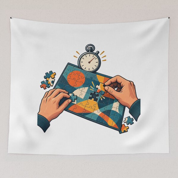 Item preview, Speed Puzzler Racing the Clock designed and sold by Philippa Shop.