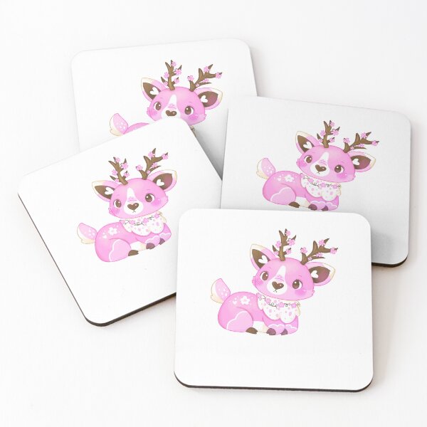 Item preview,  Cute Pink Cherry Blossom Spring Deer designed and sold by casserolestan.