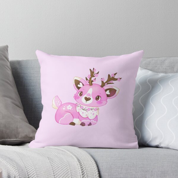 Item preview,  Cute Pink Cherry Blossom Spring Deer designed and sold by casserolestan.
