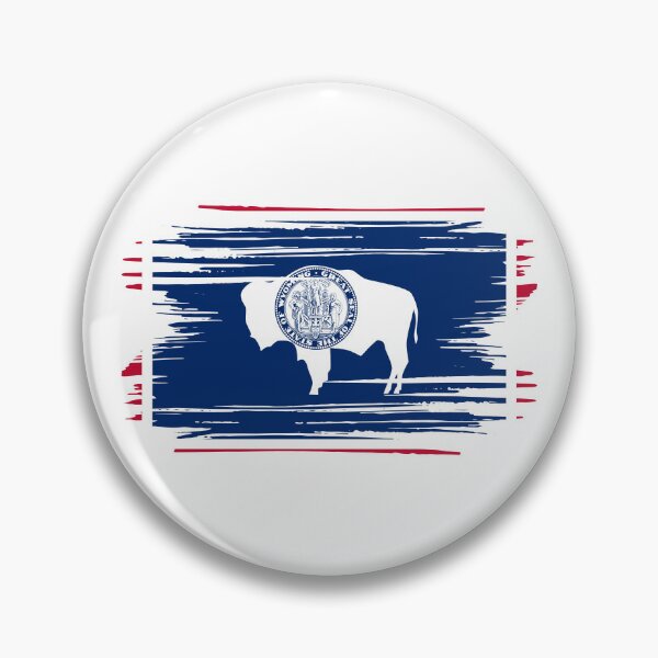 Item preview, Wyoming Distressed Flag Veteran Gift Military Pride WY designed and sold by shitpostee.