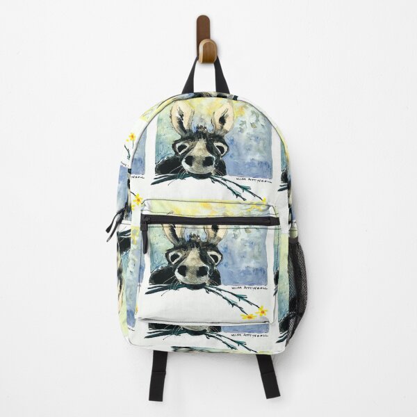 Item preview, Donkey with daisies, original watercolor. designed and sold by aswoa.