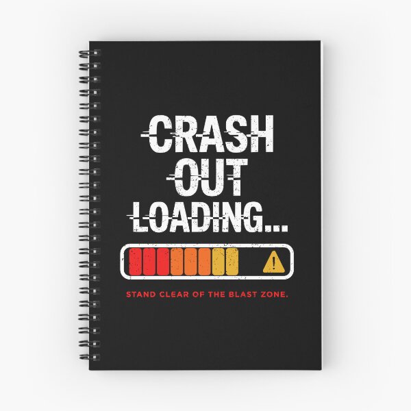 Item preview, Crash Out Loading Warning Vintage Tee designed and sold by EthosWear.